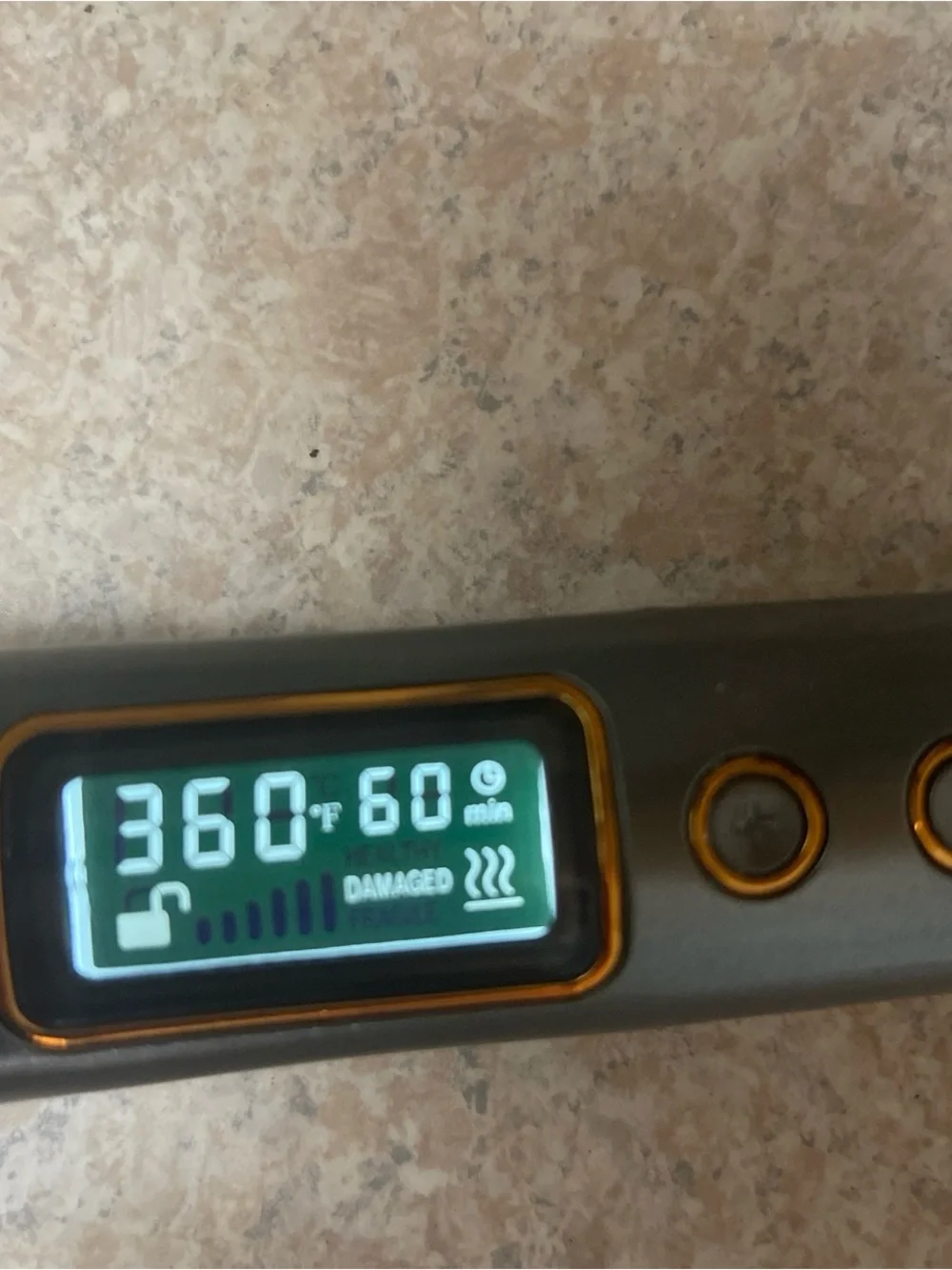 Digital Curling iron